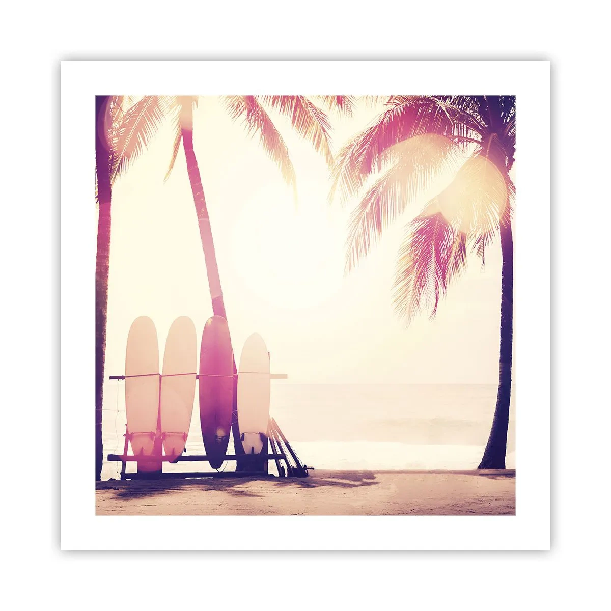 Affiche - Poster - Ca va être une journée magnifique - 50x50 cm