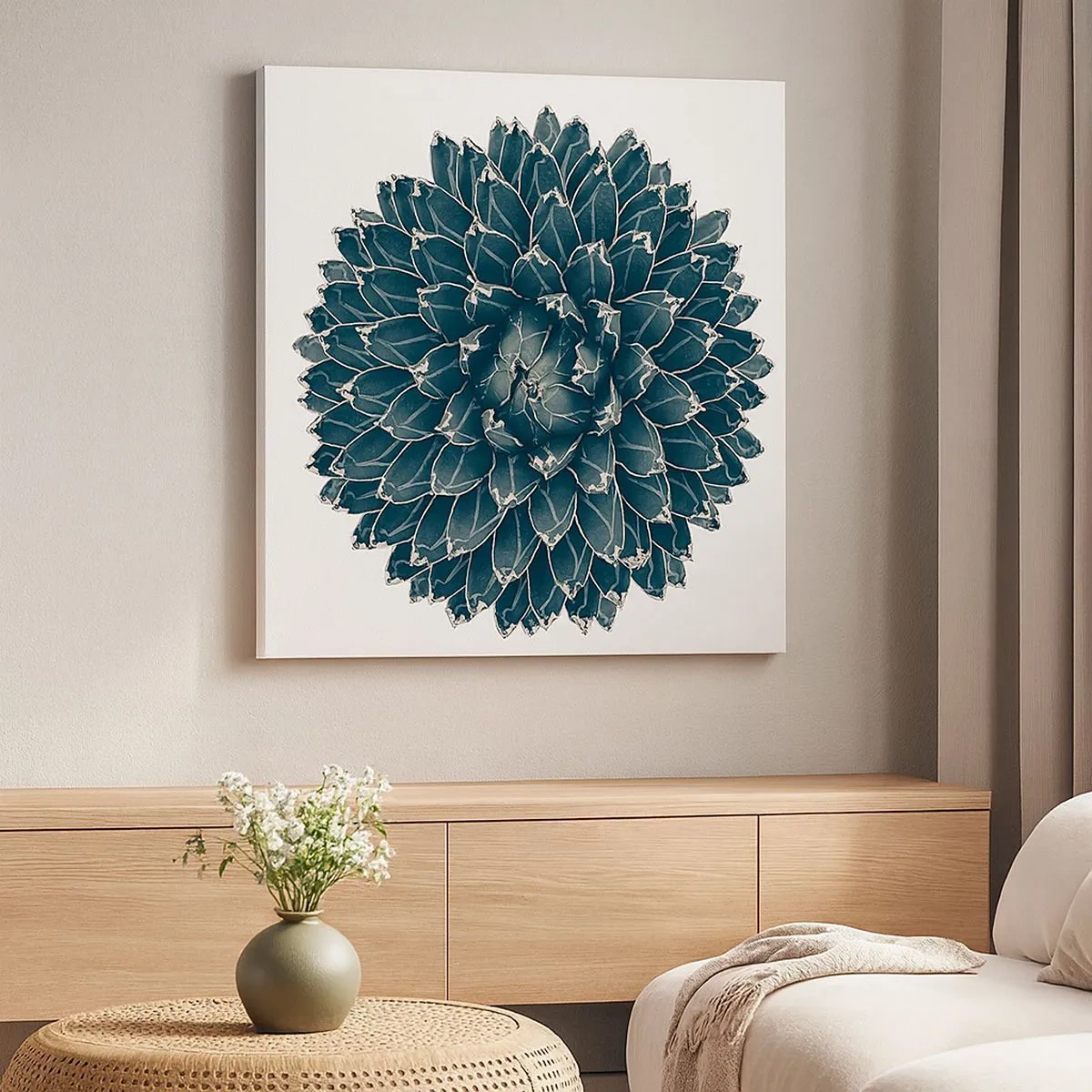 Impression sur toile - Image sur toile - Étoile du désert - 30x30 cm