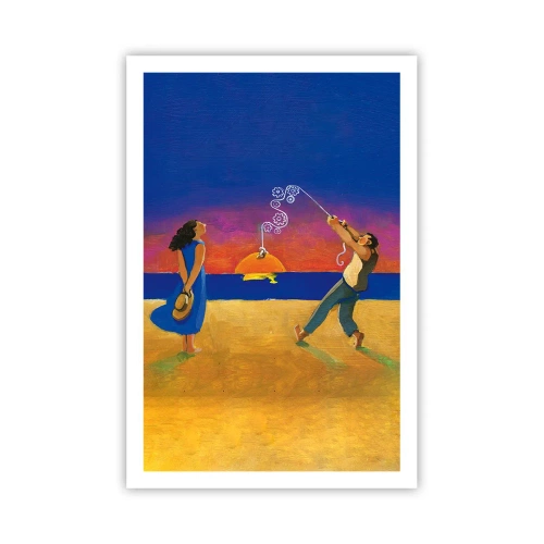 Affiche - Poster - Plus qu'une étoile dans le ciel - 61x91 cm