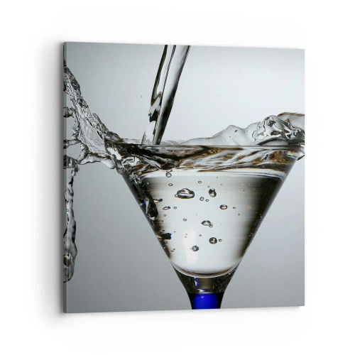 Impression sur toile - Image sur toile - Sur le bord de la coupe - 70x70 cm