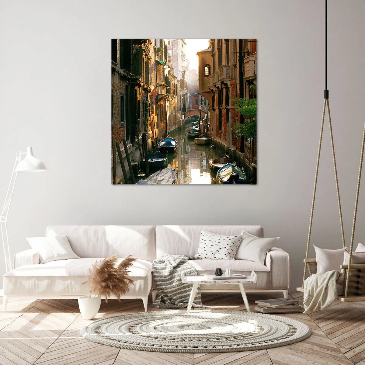 Impression sur toile - Image sur toile - Dans une ruelle vénitienne - 30x30 cm