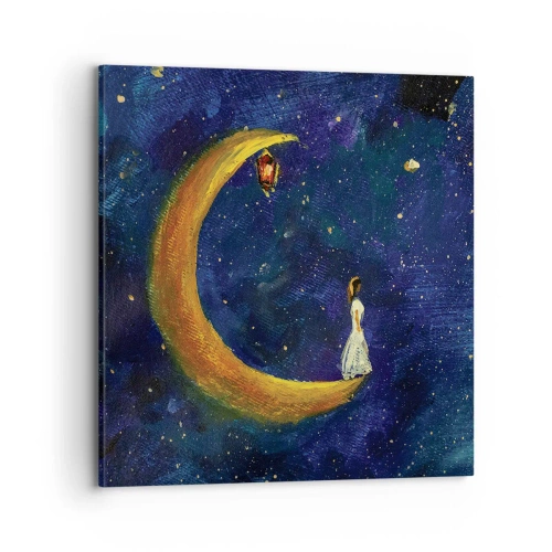 Impression sur toile - Image sur toile - Appel du monde - 70x70 cm