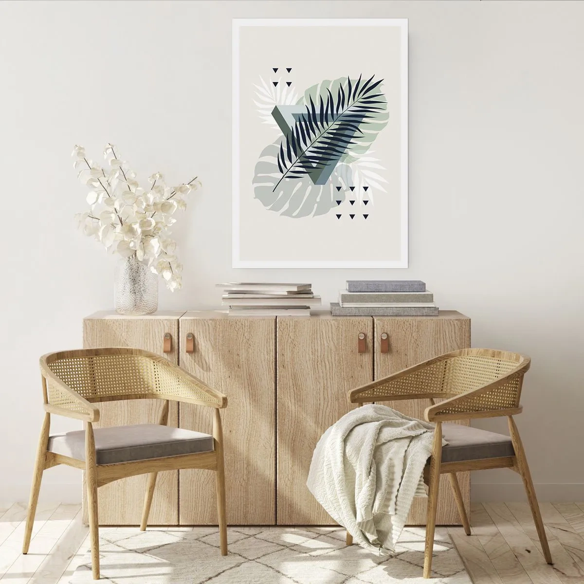 Affiche - Poster - Nature et géométrie - deux odres? - 70x100 cm