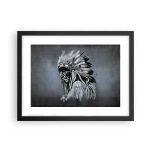 Affiche dans un cadre noir - Poster - Retour aux sources - 40x30 cm