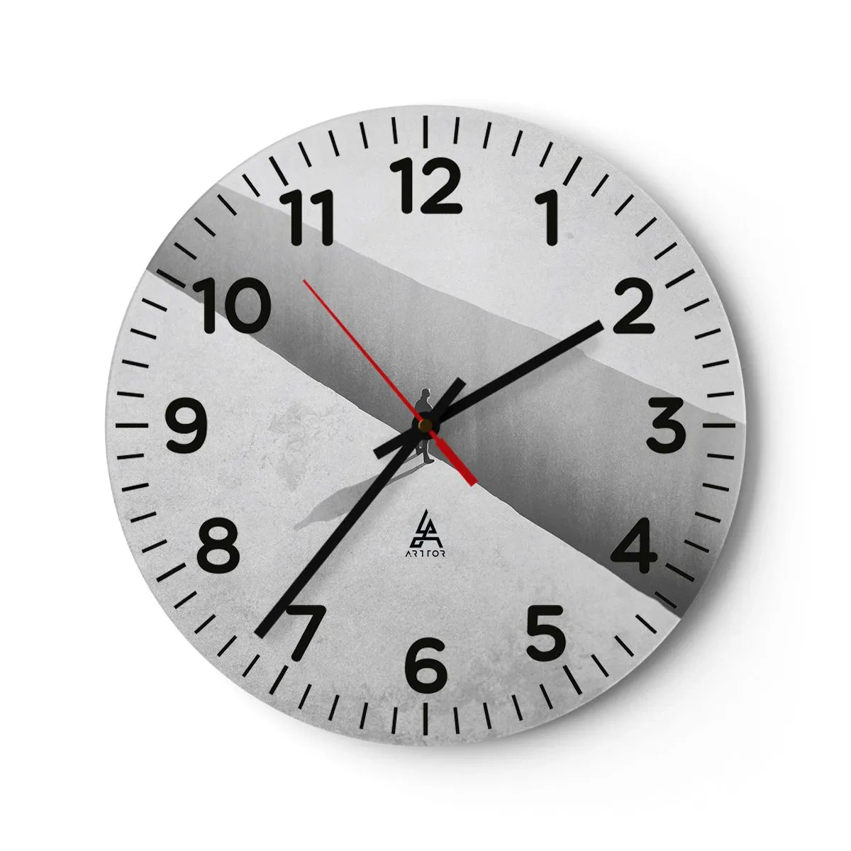 Horloge murale - Pendule murale - Un objectif clair - 40x40 cm