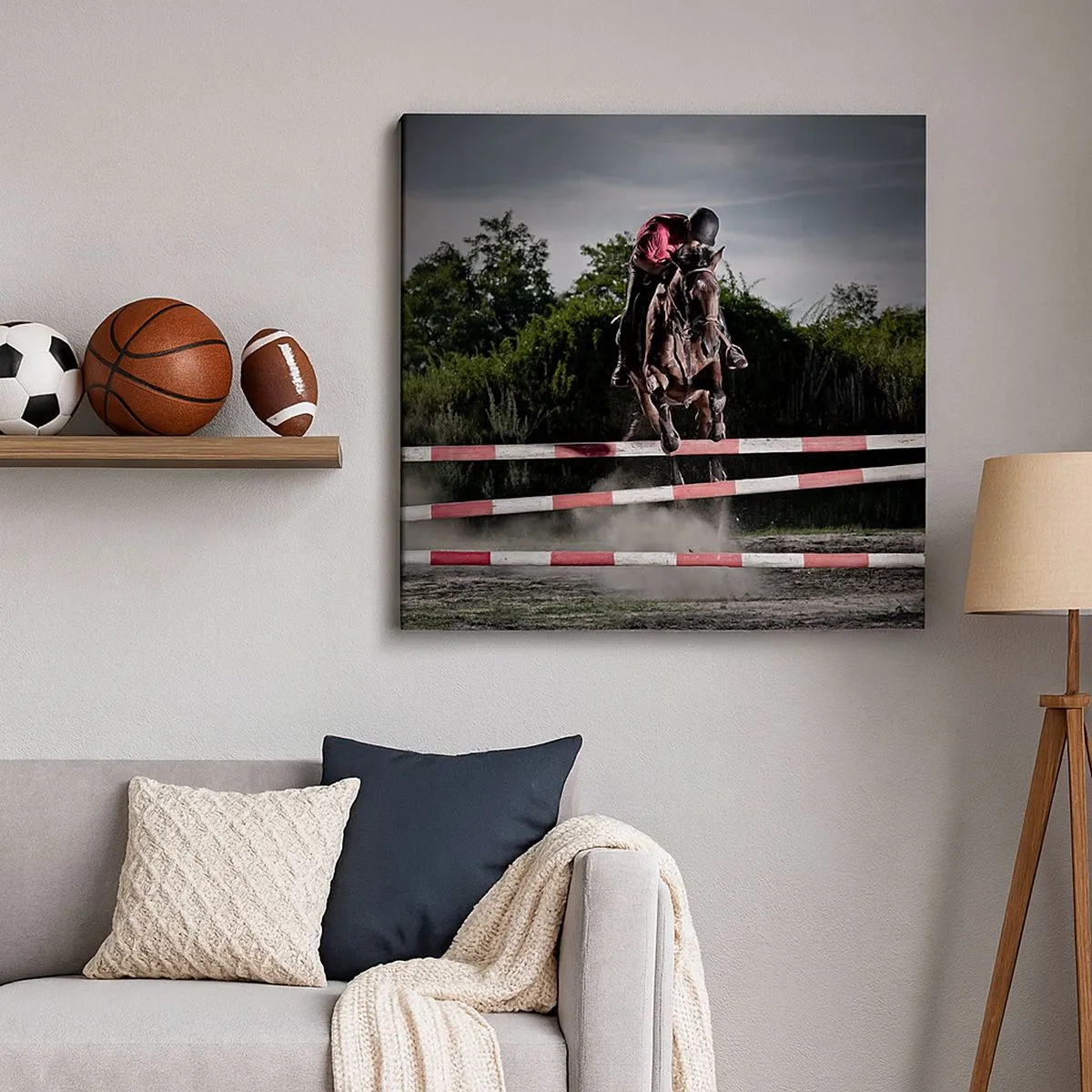 Impression sur toile - Image sur toile - Ensemble pour la victoire - 30x30 cm