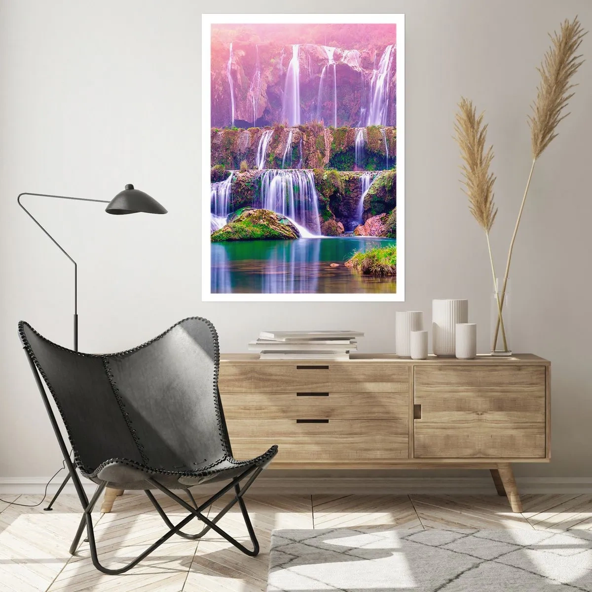 Affiche - Poster - Escalier vers le ciel - 70x100 cm