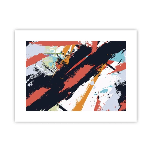 Affiche - Poster - Composition dynamique - 40x30 cm