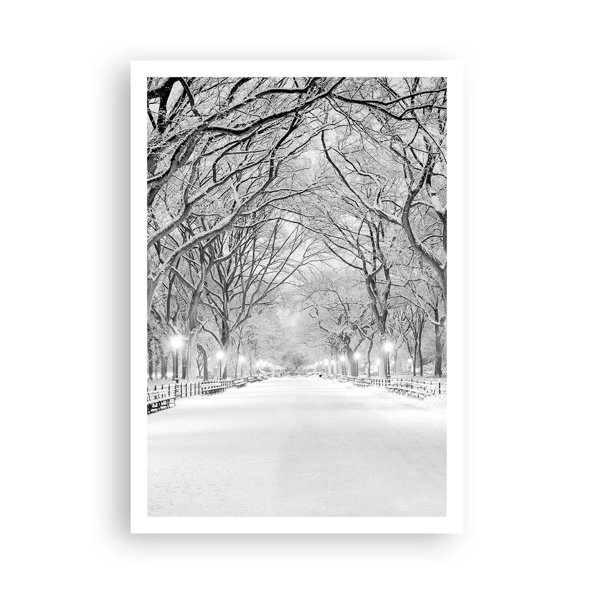 Affiche - Poster - Les quatres saisons – l’hiver - 70x100 cm