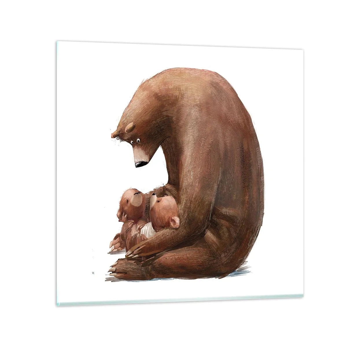 Impression sur verre - Image sur verre - Faites de beaux rêves les enfants - 60x60 cm