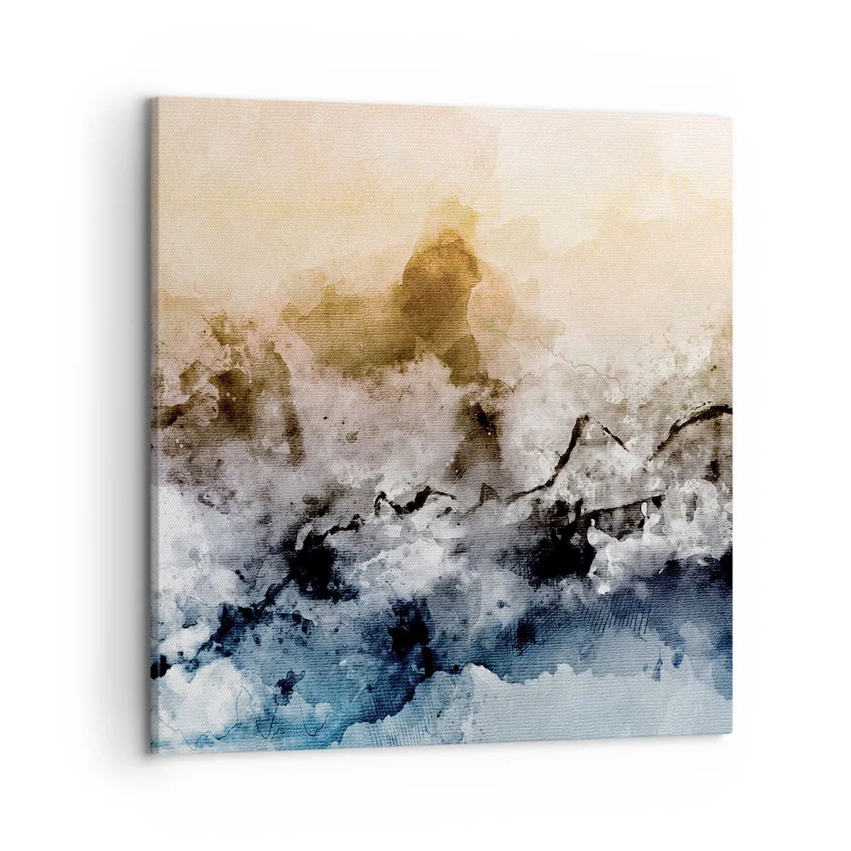 Impression sur toile - Image sur toile - Noyé dans un nuage de brouillard - 50x50 cm