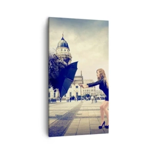 Impression sur toile - Image sur toile - Il y a un tel vent… - 45x80 cm