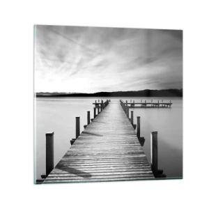 Impression sur verre - Image sur verre - Au point d'eau - la paix - 50x50 cm
