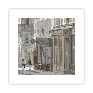 Affiche - Poster - Joie de la ville - 30x30 cm
