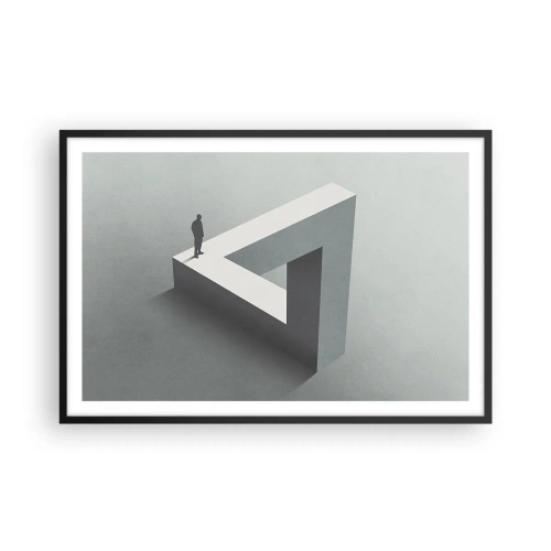 Affiche dans un cadre noir - Poster - Mais c'est possible - 91x61 cm