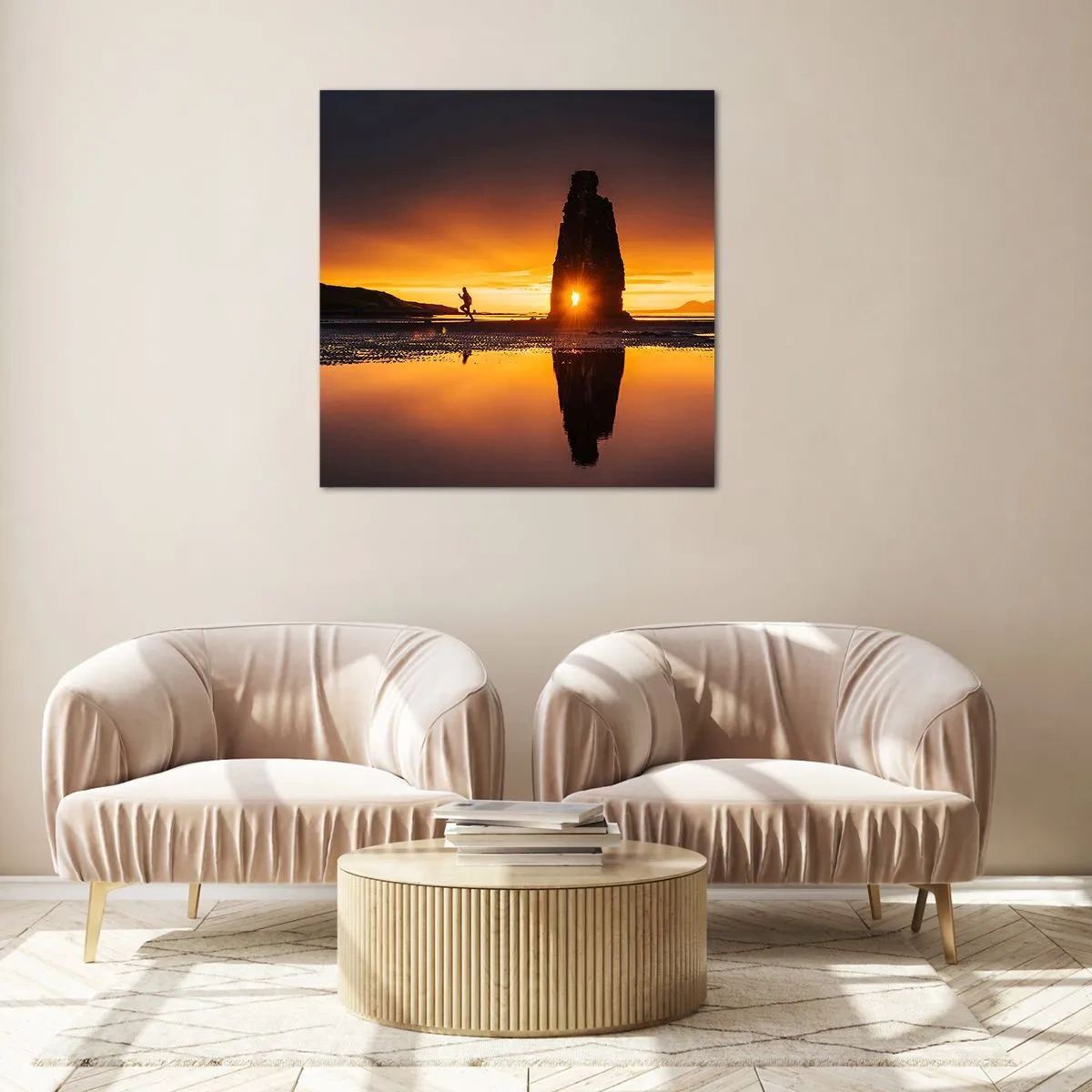 Impression sur verre - Image sur verre - Juste vous et la nature - 50x50 cm