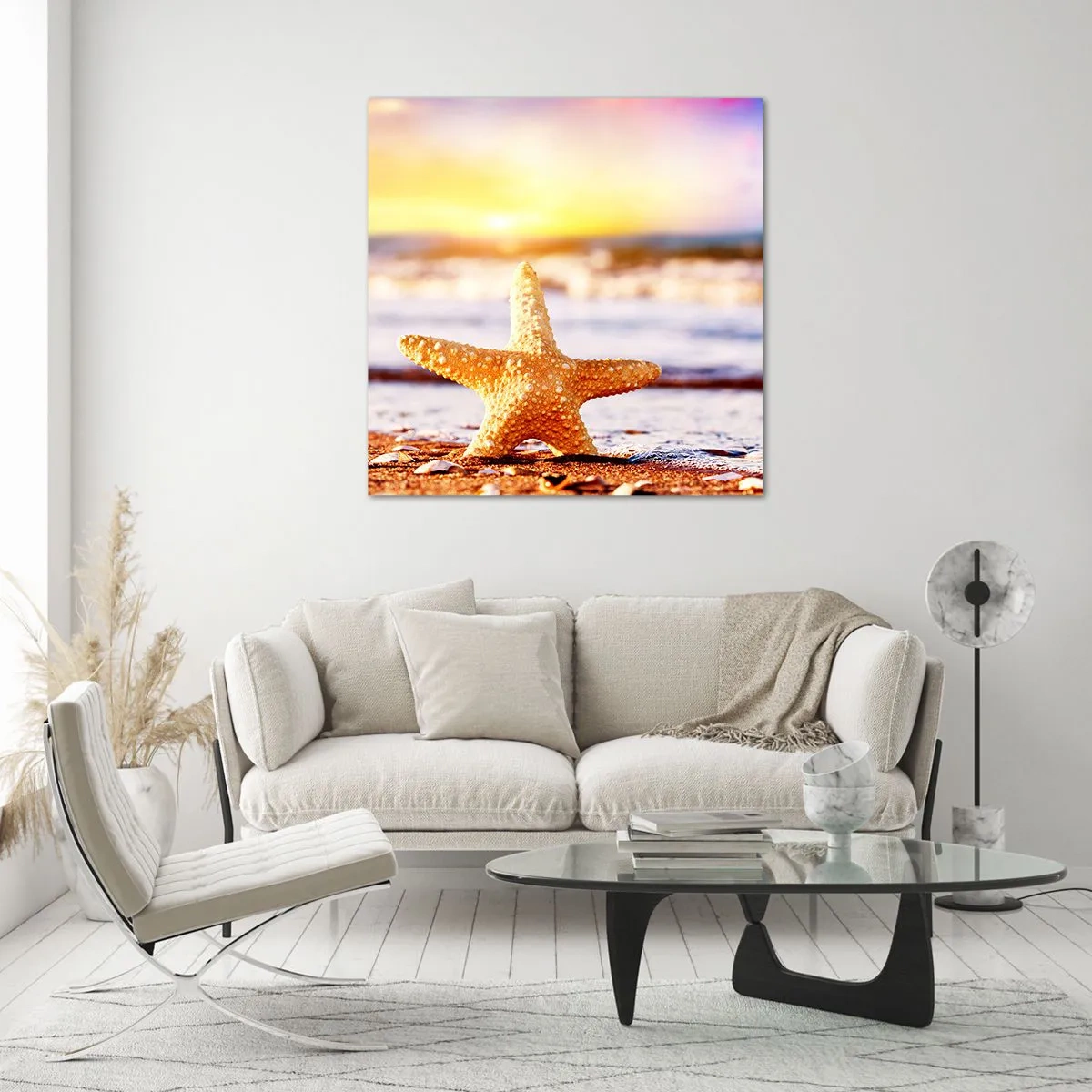 Impression sur verre - Image sur verre - Cadeau de la mer - 70x70 cm