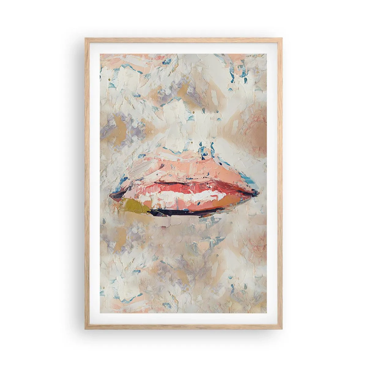 Affiche dans un chêne clair - Poster - Éveil la pensée - 61x91 cm