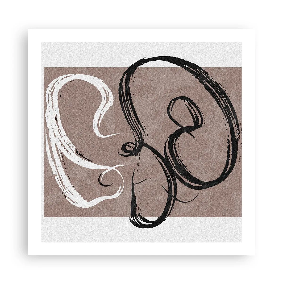 Affiche - Poster - Composition – la recherche de la plénitude - 60x60 cm