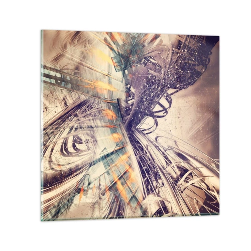 Impression sur verre - Image sur verre - En grande hâte - 70x70 cm