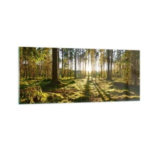 Impression sur verre - Image sur verre - … Derrière les sept forêts - 100x40 cm