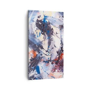Impression sur toile - Image sur toile - La danse folle de l'abstrait - 45x80 cm