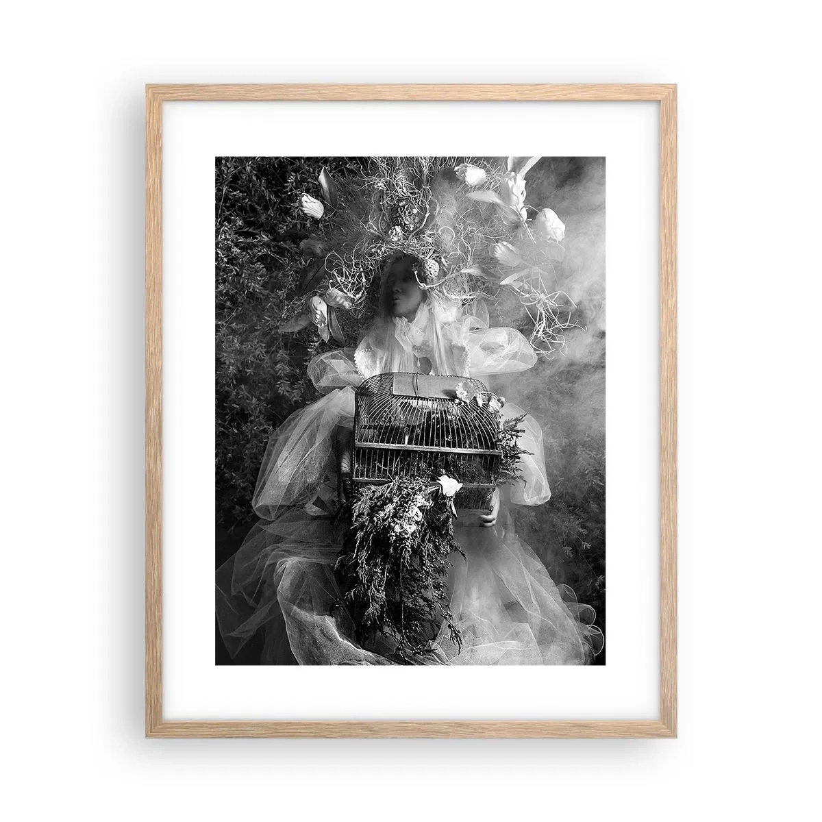 Affiche dans un chêne clair - Poster - Tout simplement Mère Nature - 40x50 cm