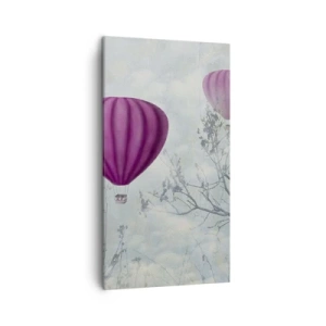 Impression sur toile - Image sur toile - Comme des navires dans le ciel - 45x80 cm