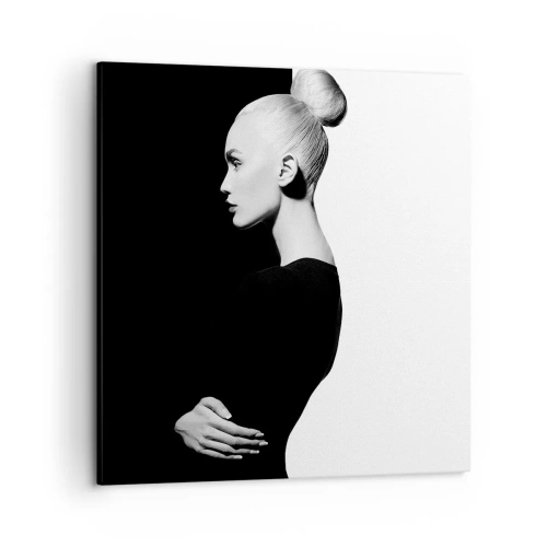 Impression sur toile - Image sur toile - Tout simplement une femme - 50x50 cm