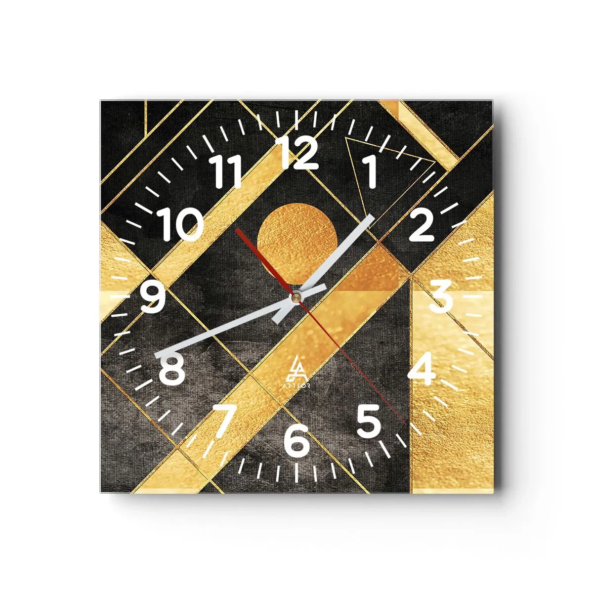 Horloge murale - Pendule murale - Soleil du désert - 40x40 cm