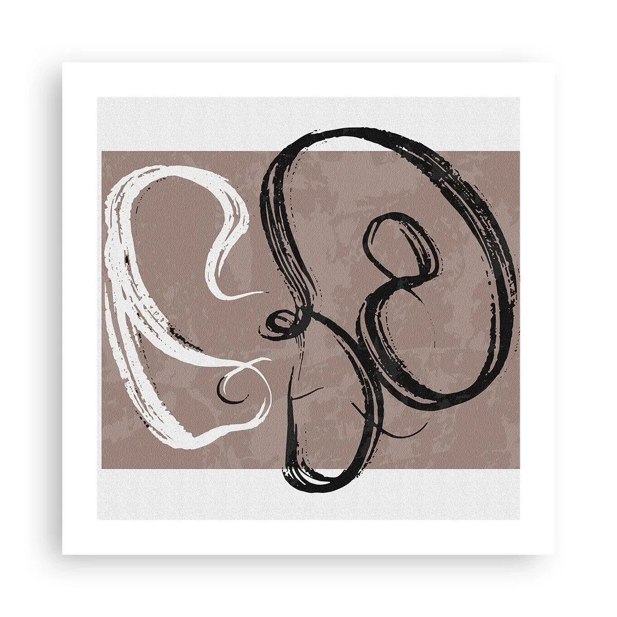 Affiche - Poster - Composition – la recherche de la plénitude - 50x50 cm