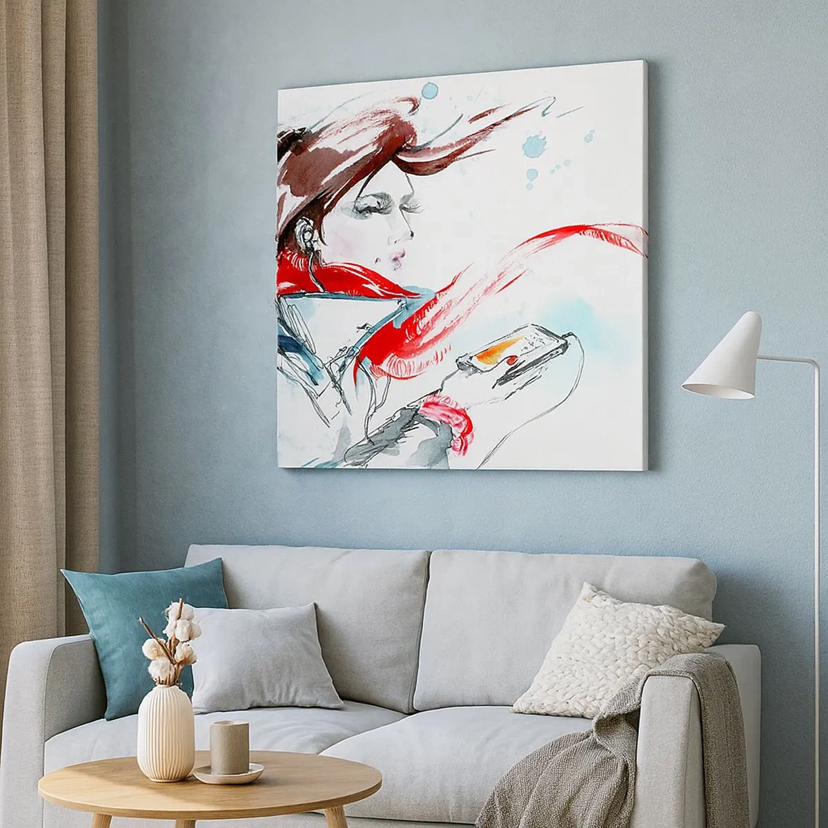 Impression sur toile - Image sur toile - Quelque chose se passe en moi - 30x30 cm