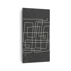 Impression sur toile - Image sur toile - Pas aussi simple - 55x100 cm