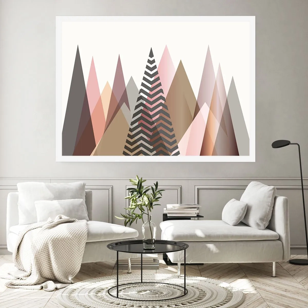 Affiche - Poster - Vue pyramidale - 70x50 cm