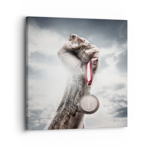 Impression sur toile - Image sur toile - Per aspera ad astra - 30x30 cm