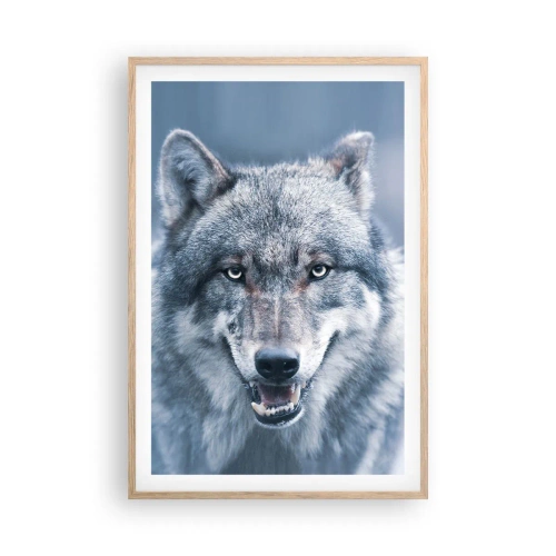 Affiche dans un chêne clair - Poster - Relèverez-vous le défi ? - 61x91 cm