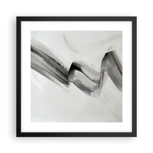 Affiche dans un cadre noir - Poster - Mine de rien pour s'amuser - 40x40 cm