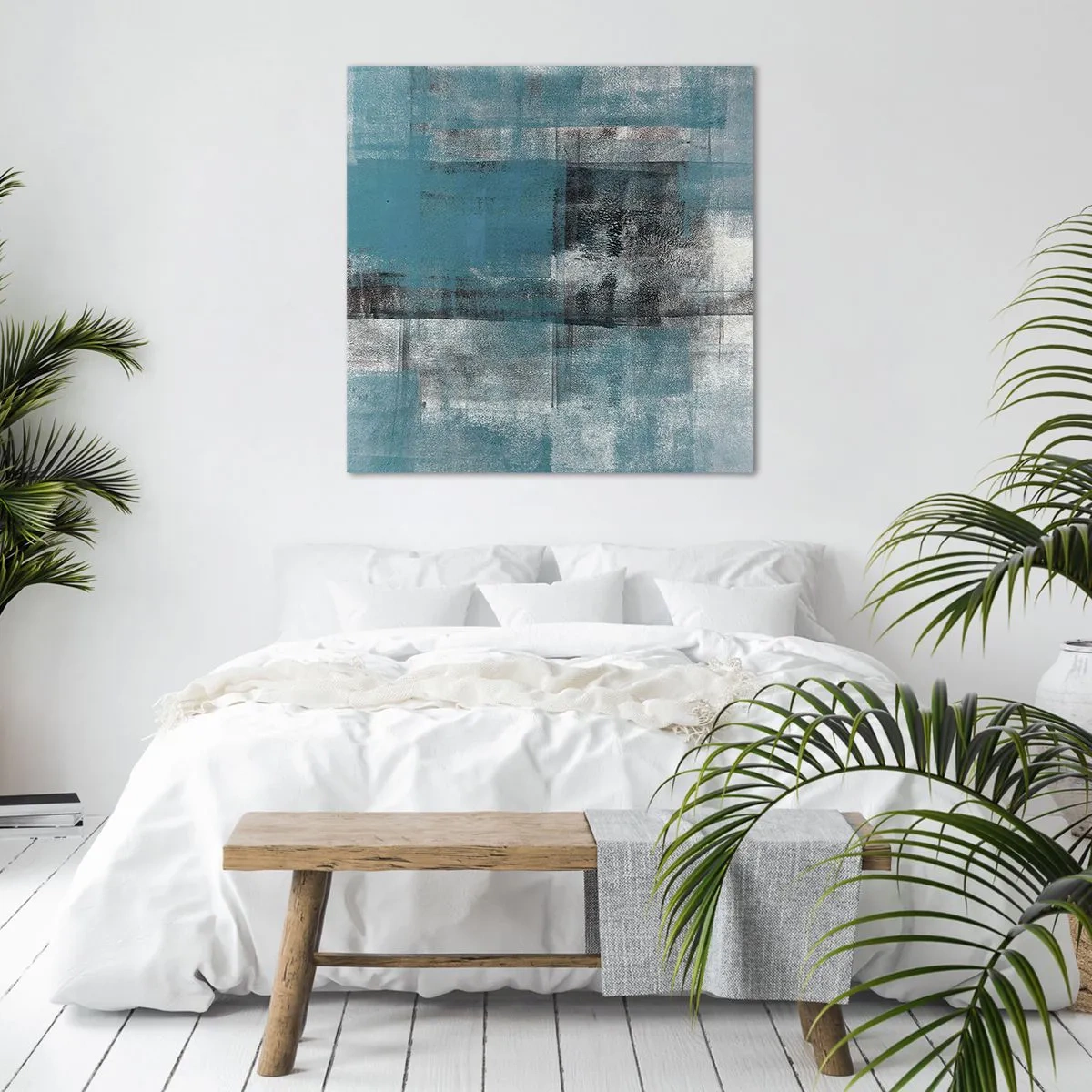 Impression sur toile - Image sur toile - Eau et air - 70x70 cm