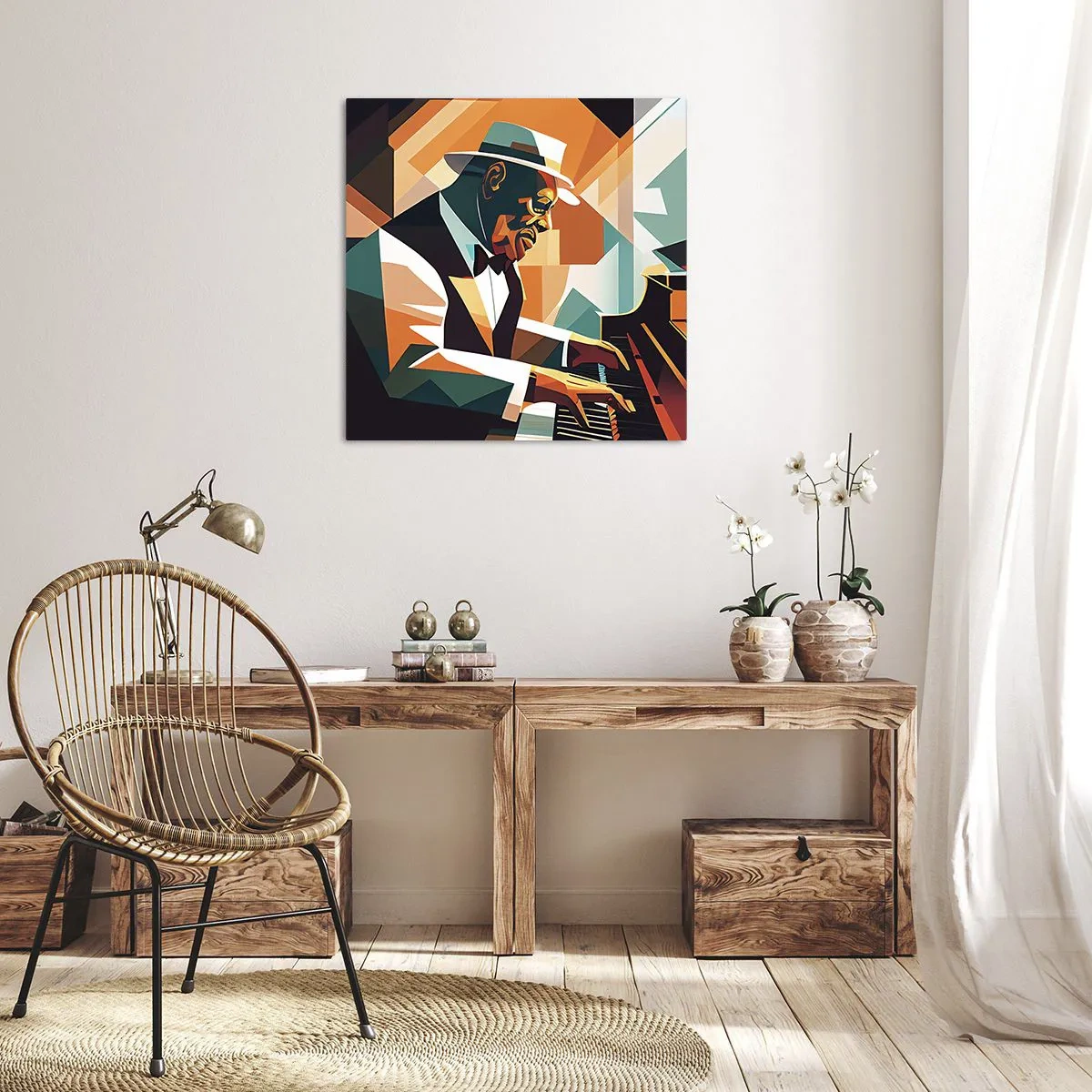Impression sur toile - Image sur toile - C’est tout le jazz - 50x50 cm