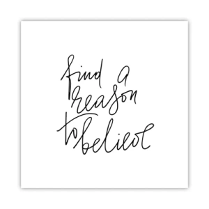 Affiche - Poster - C'est possible - 40x40 cm