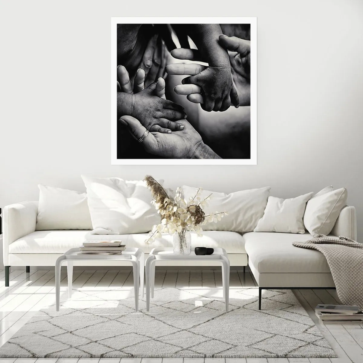 Affiche - Poster - Être humain - 30x30 cm