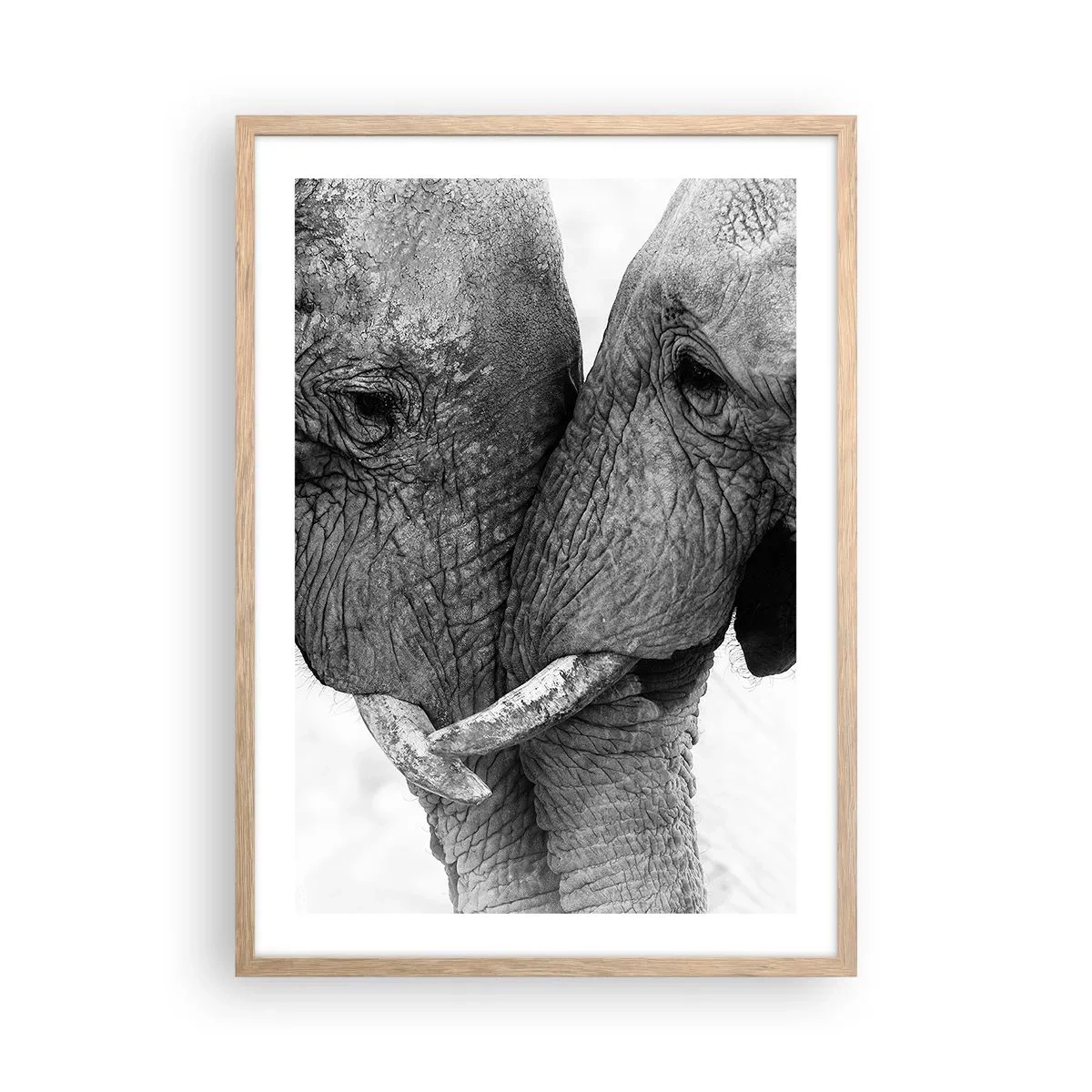 Affiche dans un chêne clair - Poster - Confession sincère - 50x70 cm