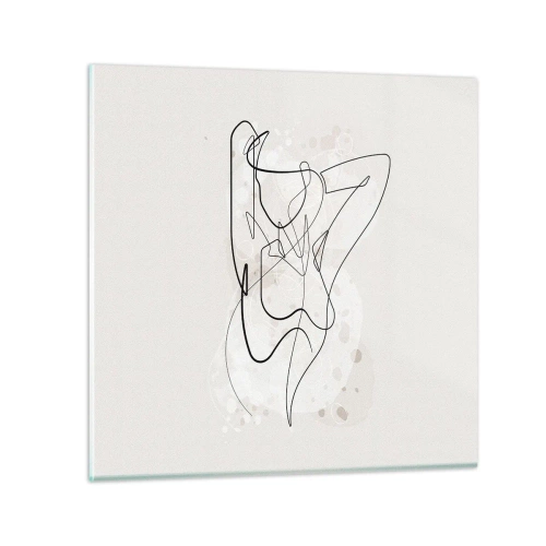 Impression sur verre - Image sur verre - L'art de la séduction - 30x30 cm
