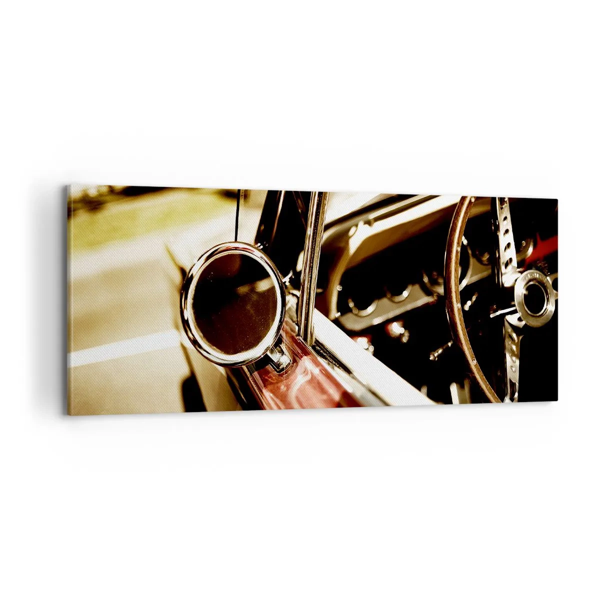 Impression sur toile - Image sur toile - Auto avec une âme - 100x40 cm