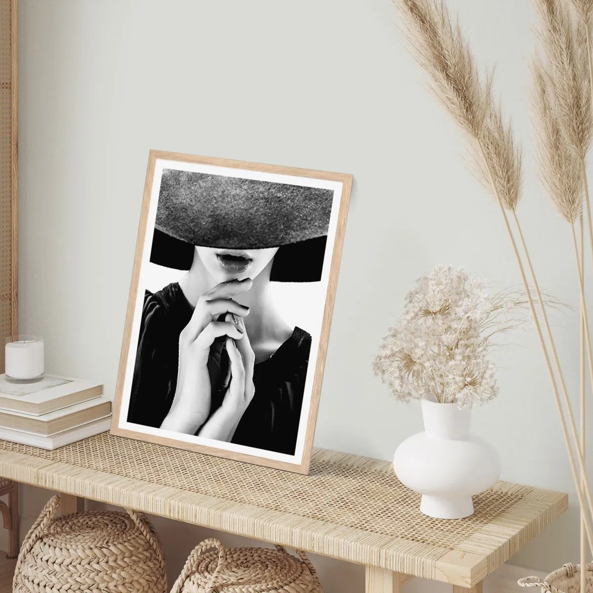 Affiche dans un chêne clair - Poster - Beauté cachée - 61x91 cm