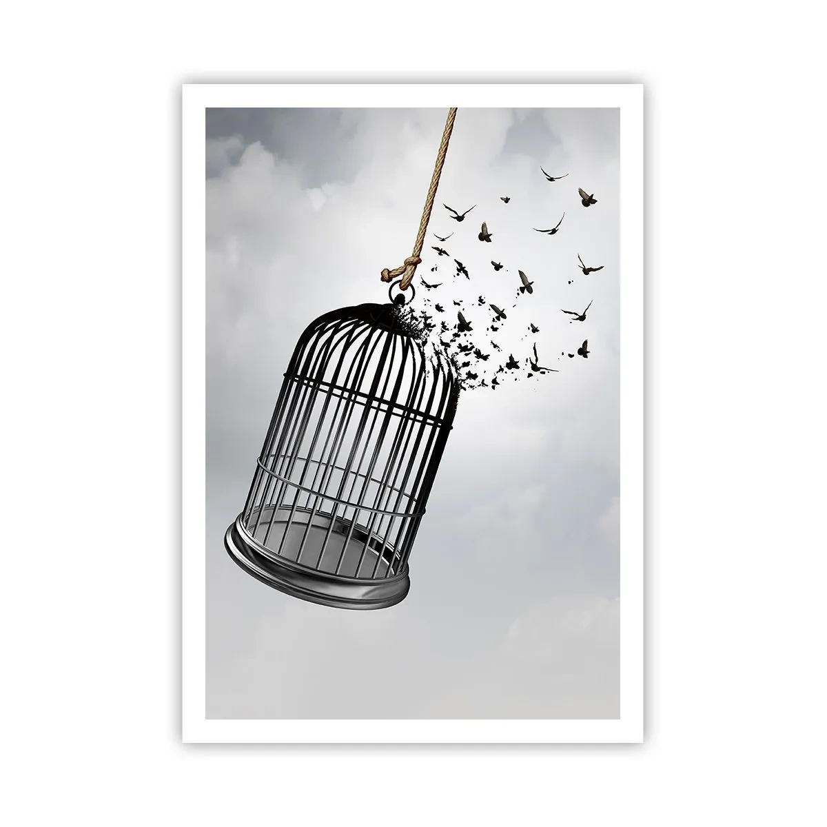 Affiche - Poster - Foie...Espoir...Liberté! - 70x100 cm