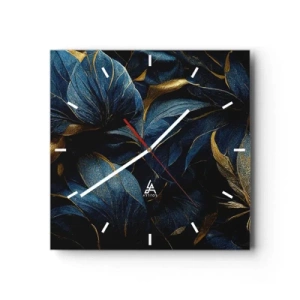 Horloge murale - Pendule murale - Des dessous dorés - 40x40 cm