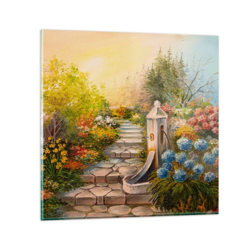 Impression sur verre - Image sur verre - En pleine floraison - 30x30 cm
