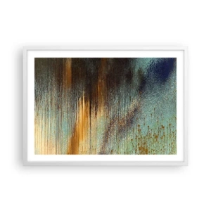 Affiche dans un cadre blanc - Poster - Une composition de couleirs non fortuite - 70x50 cm