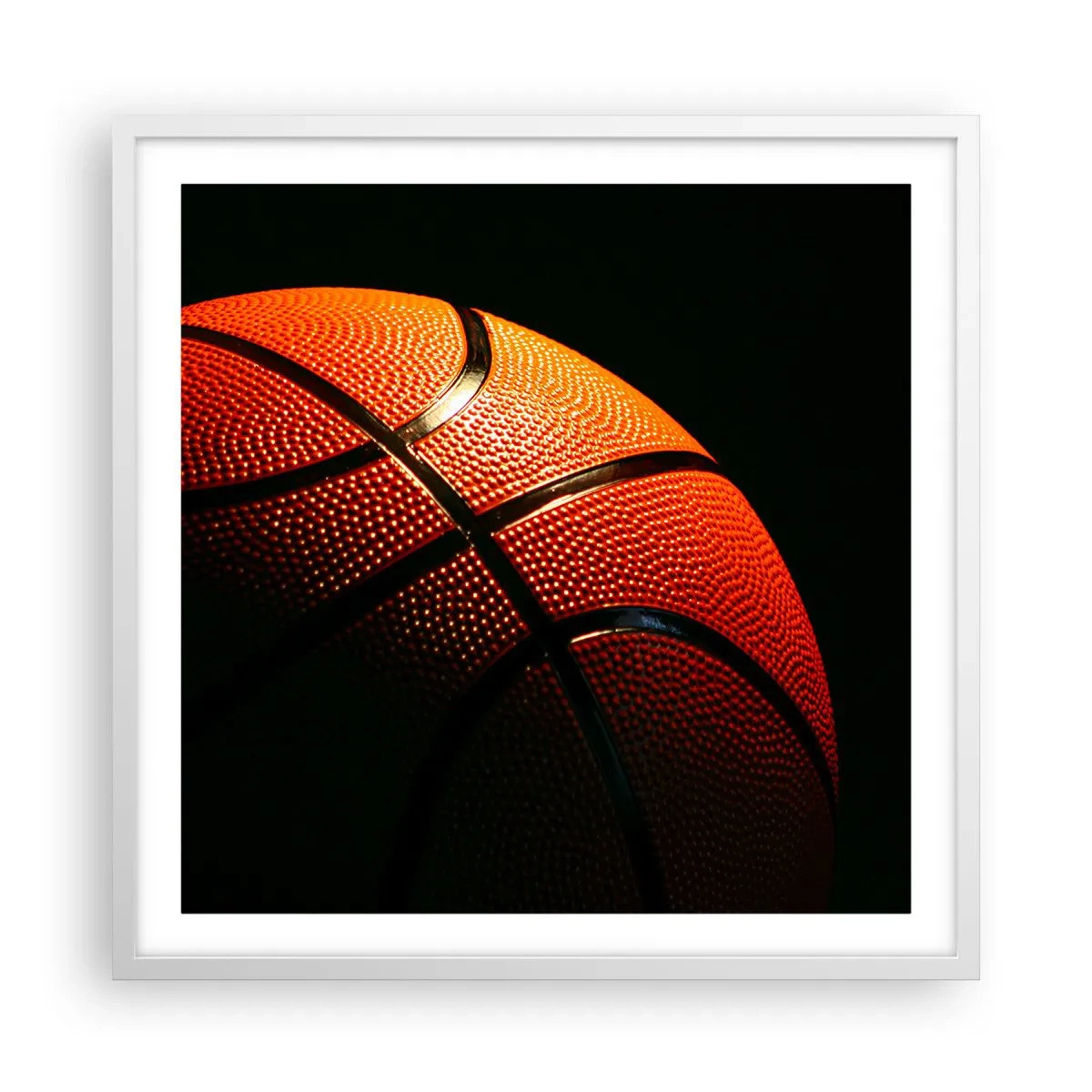 Affiche dans un cadre blanc - Poster - Belle comme une planète - 60x60 cm